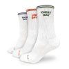 Ponožky GymRat 3Pack White - GymBeam (Veľkosť S)