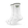 Ponožky GymRat 3Pack White - GymBeam (Veľkosť S)