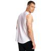 Tielko Combat White - GymBeam (Veľkosť S)
