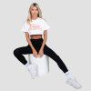 Dámske cropped tričko Thrive White - GymBeam (Veľkosť S)