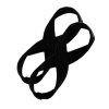 Trhačky Figure 8 Black - GymBeam (Veľkosť M)