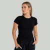 Dámske tričko Ribbed Black - STRIX (Veľkosť S)