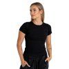 Dámske tričko Ribbed Black - STRIX (Veľkosť S)