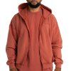 Mikina Zip Washed Terra - STRIX (Veľkosť S)
