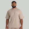 Tričko Oversized Tee Taupe - STRIX (Veľkosť S)