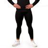 Kompresné legíny Mid Black - GymBeam (Veľkosť M)