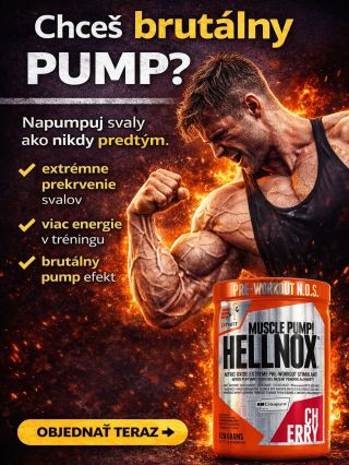 💥 Chceš brutálny pump? 🔥 Extrifit Hellnox ⚡ viac energie 💪 extrémne prekrvenie 👉 Objednaj teraz...
