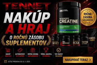 🔥 NAKÚP A HRAJ O ROČNÚ ZÁSOBU SUPLEMENTOV 🔥 Nakúp nad 19 € a automaticky sa zapojíš do súťaže o ročnú zásobu suplementov....