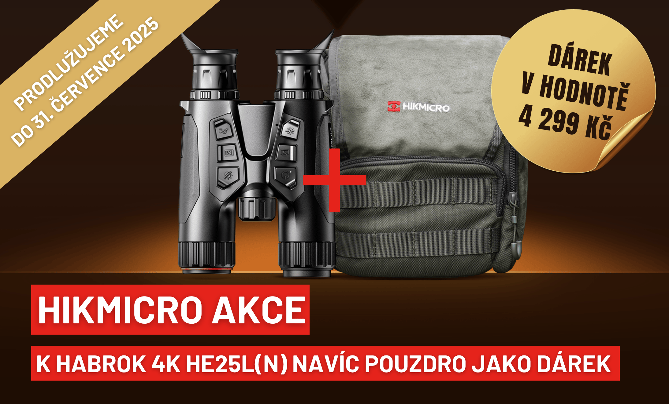 Hikmicro akce Habrok 4K + pouzdro jako dárek