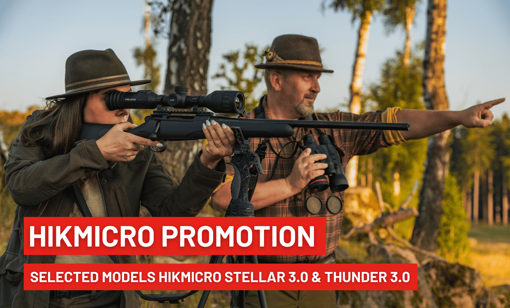 Hikmicro slevová akce Stellar 3.0 & Thunder 3.0