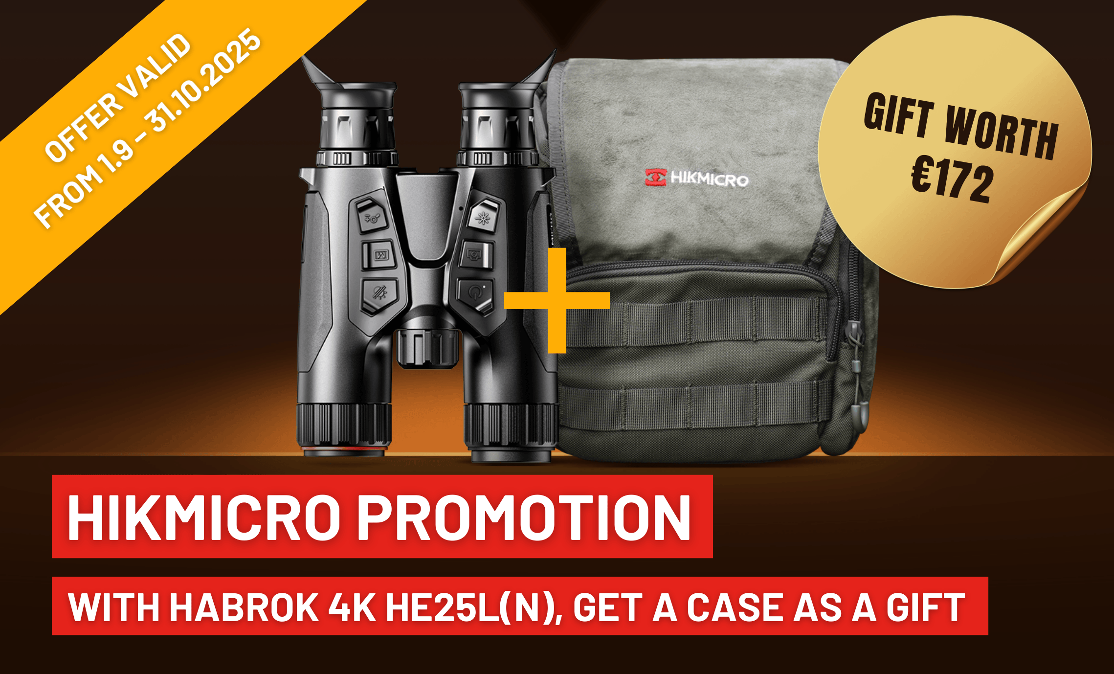 Hikmicro Habrok 4k + pouzdro