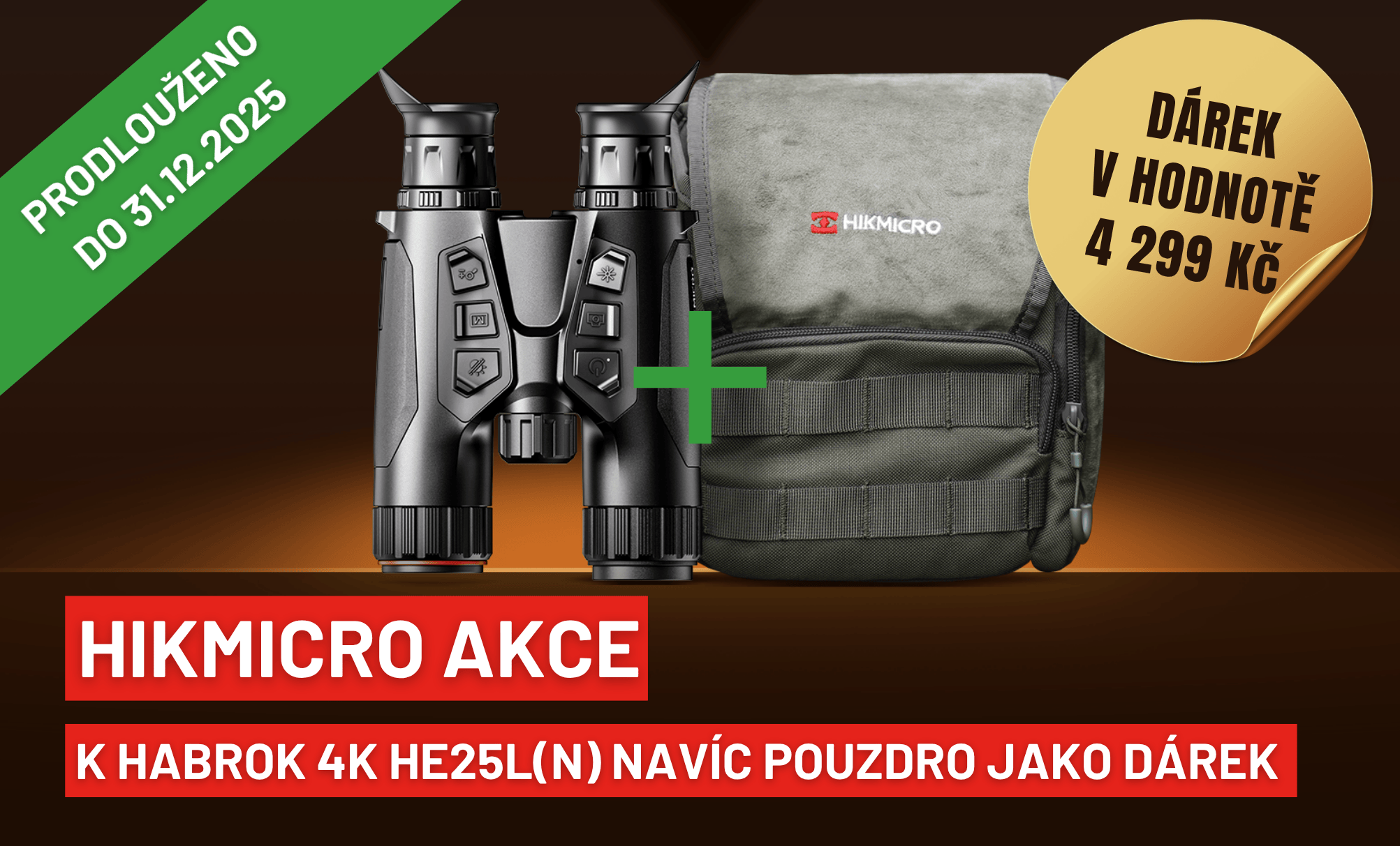 Hikmicro Habrok 4k + pouzdro