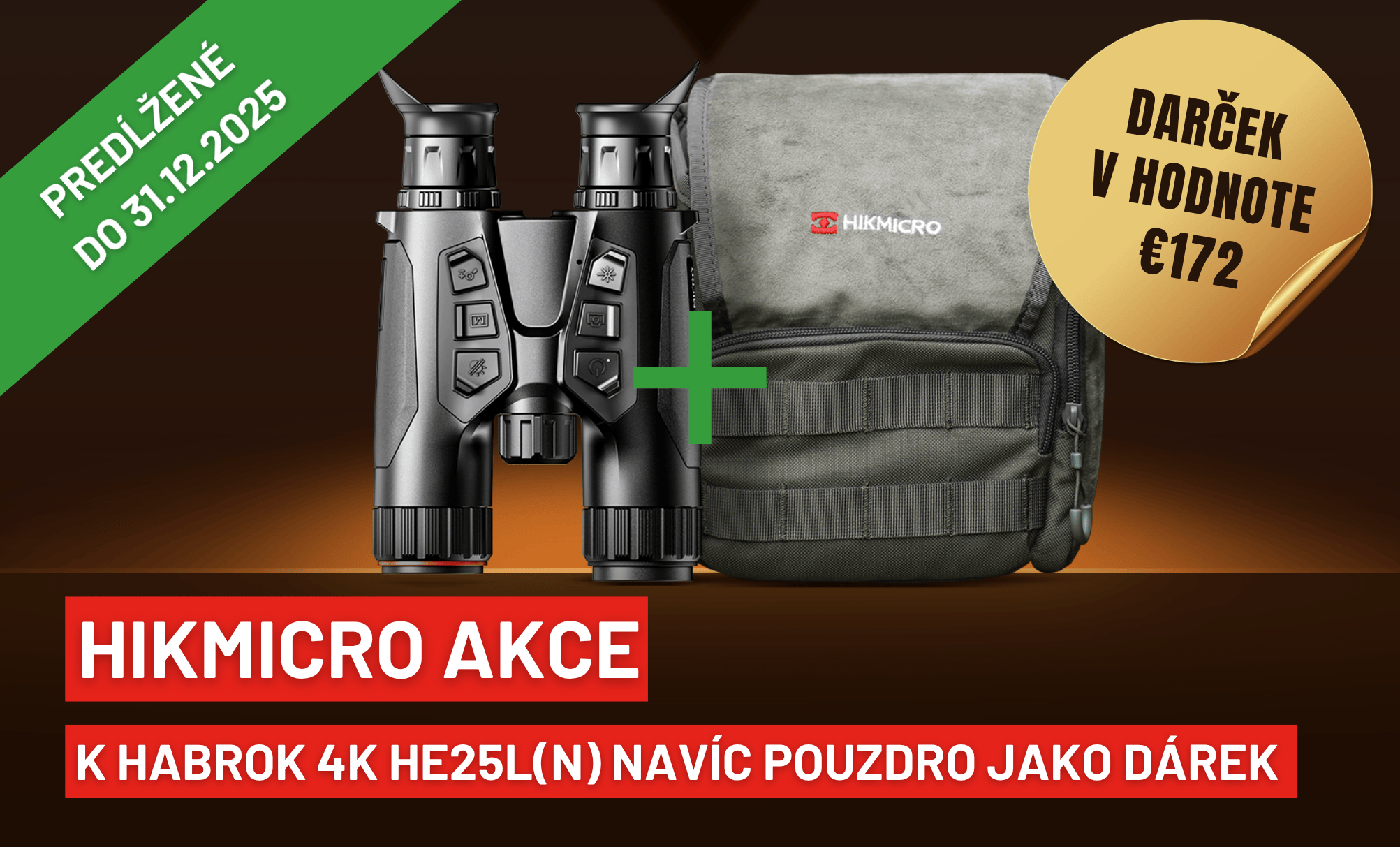 Hikmicro Habrok 4k + pouzdro