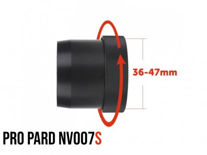 Univerzální objímka (adaptér) pro PARD NV007S (od 36 do 47mm)Noční vidění > Příslušenství k nočnímu vidění >> Příslušenství k zasádkám a předsádkám s nočním viděním