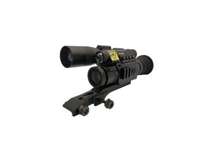 Zaměřovač PARD NV008P (systém den/noc) + 940nm přísvit Luna + weaver montáž na přísvit