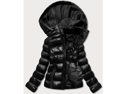 Dámska zimná bunda s kapucňou 5M782 čierna