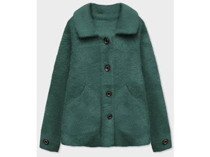 Dámsky kabát z alpaky Tana zelený