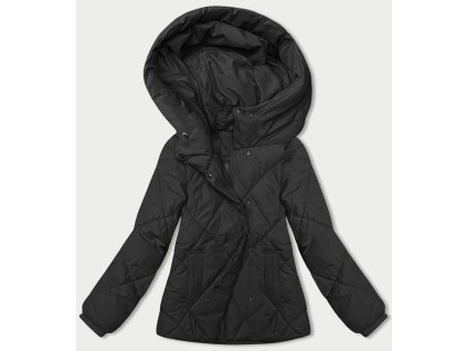 Dámska zimná bunda s kapucňou 3175 čierna
