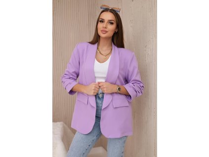 Dámske sako Ebena svetlo fialová (Veľkosť Univerzálna)