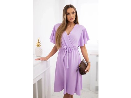 Letné šaty Holia svetlofialová (Veľkosť Univerzálna)