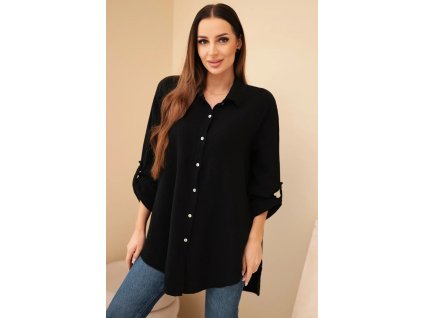Dámska košeľa Sappy čierna (Veľkosť Univerzálna)