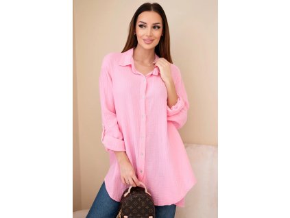 Dámska košeľa Sappy svetloružová (Veľkosť Univerzálna)