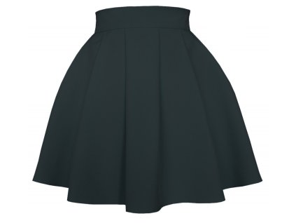 3135 ackova sukna mini volan cierna