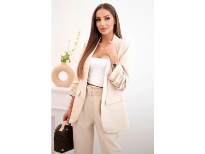 Dámsky nohavicový komplet Tutora svetlo béžová (Veľkosť Univerzálna)