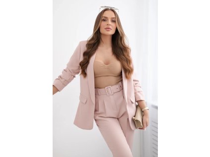 Dámsky nohavicový komplet Tutora púdrová ružová (Veľkosť Univerzálna)