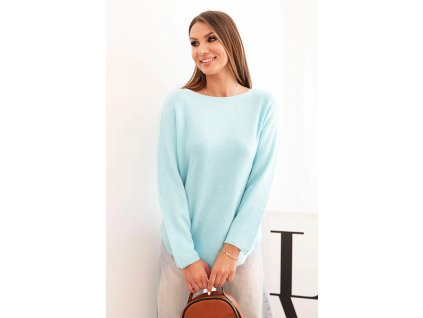 Dámsky pulover Visla mätový (Veľkosť Univerzálna)