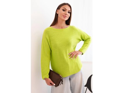 Dámsky pulover Visla pistáciový (Veľkosť Univerzálna)
