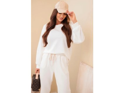 Dámska tepláková súprava Polis biela (Veľkosť Univerzálna)