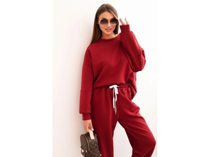 Dámska tepláková súprava LOVER bordová (Veľkosť Univerzálna)