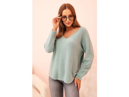 Dámsky svete Binan tmavý mätový (Veľkosť Univerzálna)