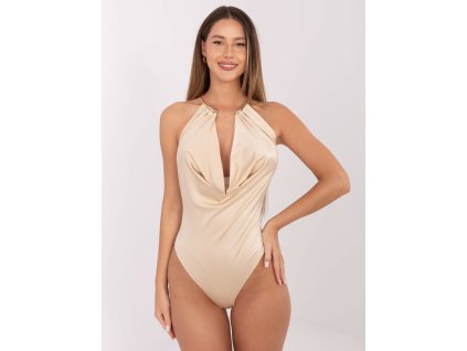 Luxusné dámske elegantné body Lusin béžové (Farba béžová, Veľkosť univerzálna)