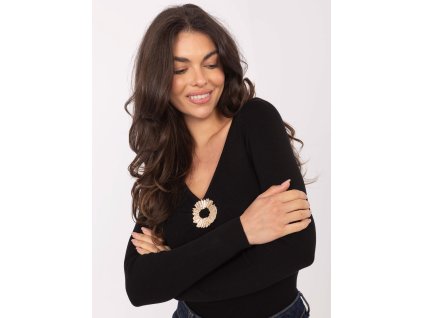 Dámsky sveter Fiona čierny (Farba čierna, Veľkosť S/M)