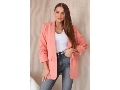 Dámske sako Ebena tmavá marhuľová (Veľkosť Univerzálna)