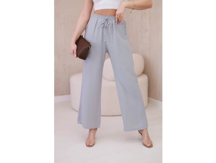 Široké nohavice Brita sivá (Veľkosť Univerzálna)