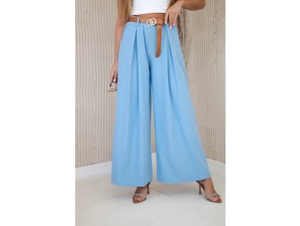 Široké nohavice Reza baby modrá (Veľkosť Univerzálna)