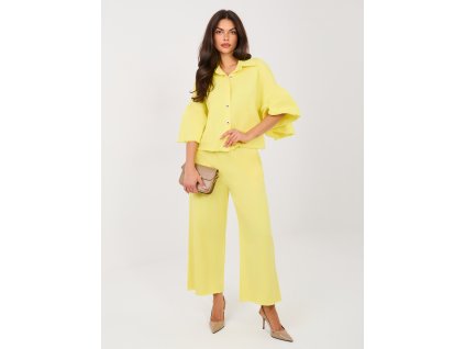 Dámske rifle Noba žlté (Farba bledá žltá, Veľkosť univerzálna)