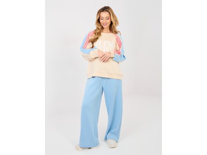 Dámska tepláková súprava Pariss modrá (Farba bledá modrá, Veľkosť univerzálna)