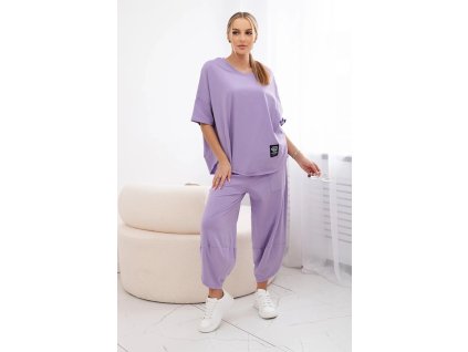 Dámsky komplet Mirita svetlofialová (Veľkosť Univerzálna)