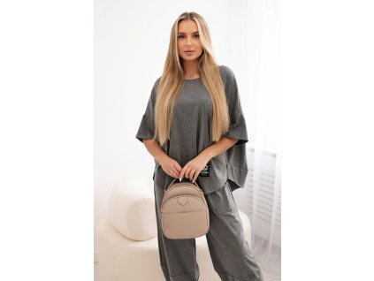 Dámsky komplet Mirita grafitová (Veľkosť Univerzálna)