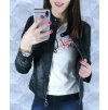 1010 5 damska kozena bunda biker 1654