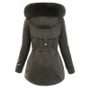 11586 2 damska zimna bunda parka 6102 kaki