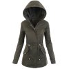 11586 3 damska zimna bunda parka 6102 kaki