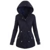 11592 3 damska zimna bunda parka 6100 modra