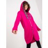pol pl Hurtowna Fuksjowa dluga dresowa bluza rozpinana oversize 393072 5