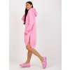 pol pl Hurt Rozowa dresowa sukienka basic oversize z kieszenia 393919 4