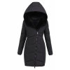 20071 1 damska dlha zimna bunda s kapucnou 8029 cierna